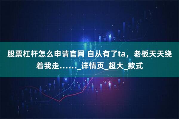 股票杠杆怎么申请官网 自从有了ta，老板天天绕着我走……_详情页_超大_款式
